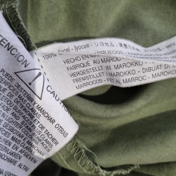 Zara Short Sleeve Wrap Around Shirt Dress Medium Used Once. - Picture 10 of 10